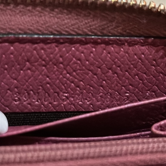 🔥Authentic Gucci GG Canvas Zip Wallet w/Pink Leather Trim, BEAUTIFUL! VGUC🔥 - Picture 7 of 15